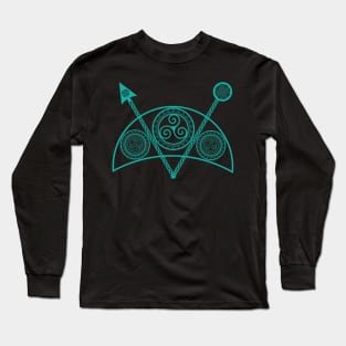 Pictish Crescent V Rod Long Sleeve T-Shirt